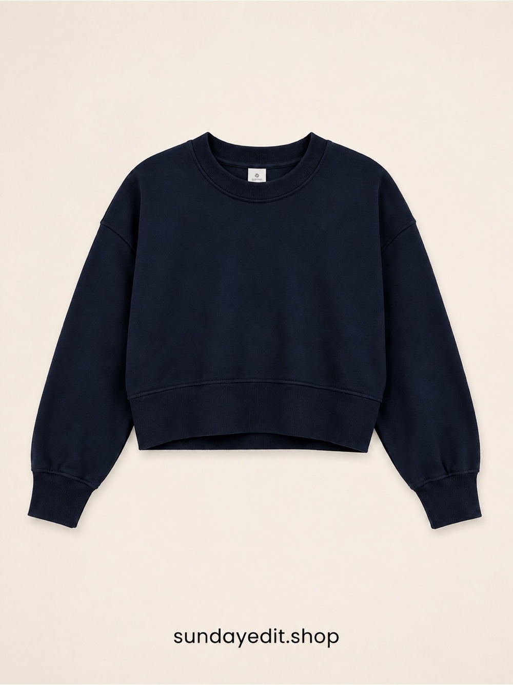 lululemon athletica Women's Crewneck Sweatshirt - Navy Blue